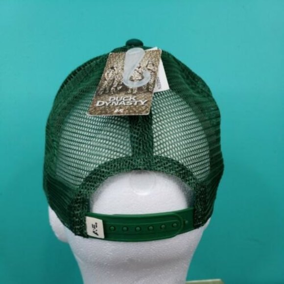 Duck Dynasty Camo Trucker Hat Hunting Snapback Cap - Camouflage / Orange / Green - Picture 4 of 9